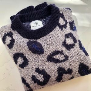 Anine Bing Oversized Graphic Sweater Size S